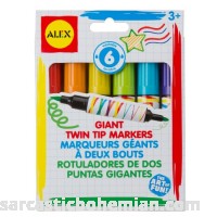 ALEX Toys Artist Studio 6 Giant Twin Tip Markers B00HYW4L5W